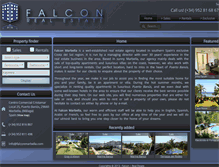 Tablet Screenshot of falconmarbella.com
